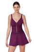 Profile by Gottex Tutti Frutti D-Cup V-Neck Gold Beaded One Piece